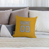 Custom Yellow Gray Pillowcase