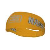 Custom Yellow Gray Sports headband