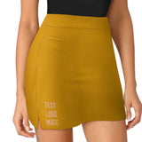 Custom Yellow Light Pink A-Line Skort