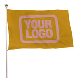 Custom Yellow Light Pink Flag