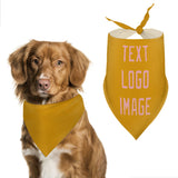 Custom Yellow Light Pink Pet Scarf