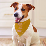 Custom Yellow Light Pink Pet Scarf