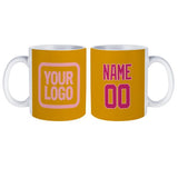 Custom Yellow Pink Mug