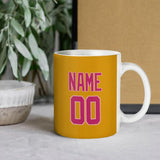 Custom Yellow Pink Mug