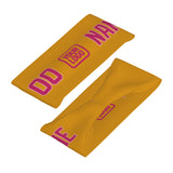 Custom Yellow Pink Sports headband