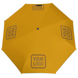 Custom Yellow Khaki Automatic Umbrella