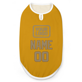 Custom Yellow Light Khaki Pet Vest