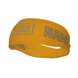 Custom Yellow Light Khaki Sports headband