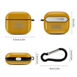 Custom Yellow Light Khaki AirPods Case (3rd Generation)