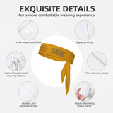 Custom Yellow Light Khaki Headband