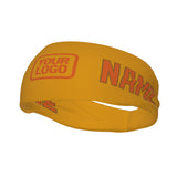 Custom Yellow Orange Sports headband