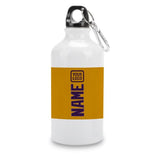 Custom Yellow Purple Sports Bottle