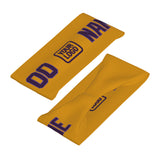 Custom Yellow Purple Sports headband