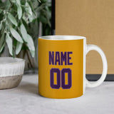Custom Yellow Purple Mug