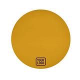 Custom Yellow Purple Round Table Cloth
