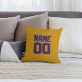 Custom Yellow Purple Pillowcase