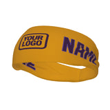 Custom Yellow Purple Sports headband