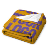 Custom Yellow Light Purple Blanket