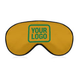 Custom Yellow Emerald Green Sleep Mask