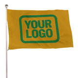 Custom Yellow Emerald Green Flag