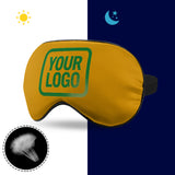 Custom Yellow Emerald Green Sleep Mask