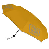 Custom Yellow Light Khaki Automatic Umbrella