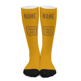 Custom Yellow Khaki Knee-High Sock