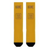 Custom Yellow Khaki Knee-High Sock
