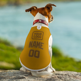 Custom Yellow Khaki Pet Vest