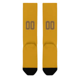 Custom Yellow Khaki Knee-High Sock