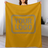 Custom Yellow Light Khaki Blanket