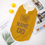 Custom Yellow Khaki Pet Vest