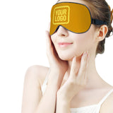 Custom Yellow Light Yellow Sleep Mask