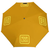 Custom Yellow Light Yellow Automatic Umbrella