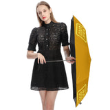 Custom Yellow Light Yellow Automatic Umbrella