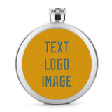 Custom Yellow Blue Green Hip Flask