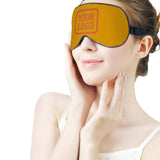 Custom Yellow Orange Sleep Mask