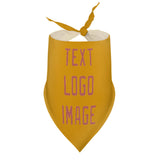 Custom Yellow Copper Rose Pet Scarf