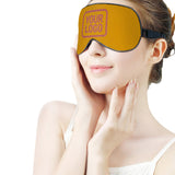 Custom Yellow Copper Rose Sleep Mask