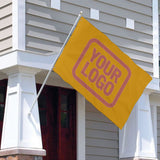 Custom Yellow Copper Rose Flag