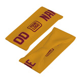 Custom Yellow Crimson Red Sports headband
