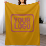 Custom Yellow Copper Rose Blanket