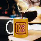Custom Yellow Crimson Red Mug