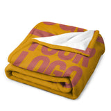 Custom Yellow Copper Rose Blanket
