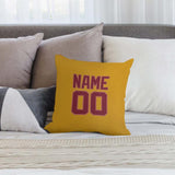 Custom Yellow Crimson Red Pillowcase