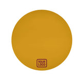 Custom Yellow Crimson Red Round Table Cloth