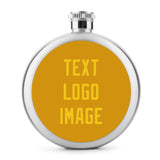 Custom Yellow Gold Hip Flask