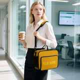 Custom Yellow Gold Lunch Bag