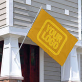 Custom Yellow Gold Flag