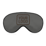 Custom Dark Grey Brown Sleep Mask